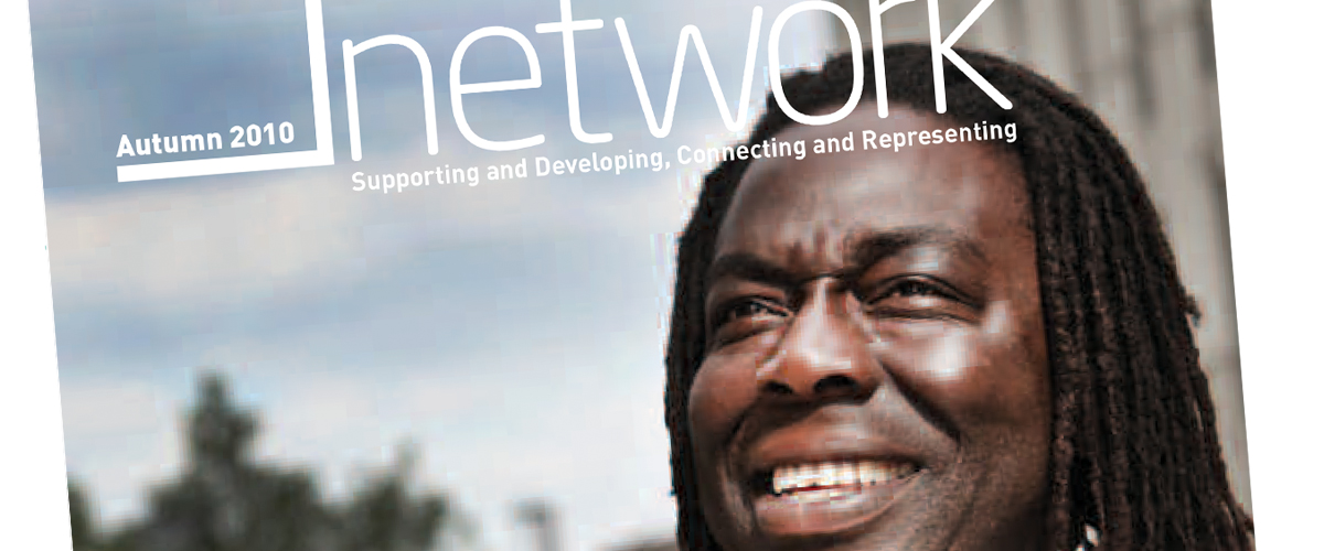 acevo, UK-based organization for executives in charitable organizations, cover page of its magazine