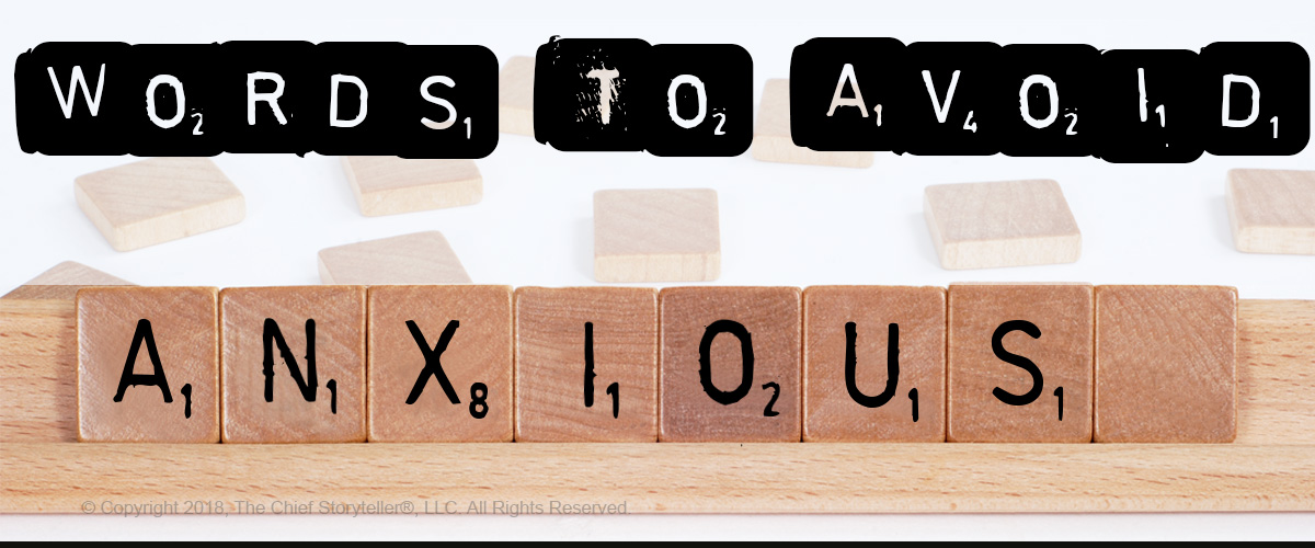 tip words to avoid anxious with scrabble pieces spelling out anxious