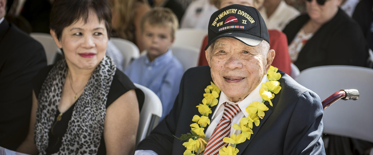 happy veterans day 2016 - World War II veteran Daniel Lau attends a Veterans Day ceremony at the National Memorial Cemetery of the Pacific in Honolulu