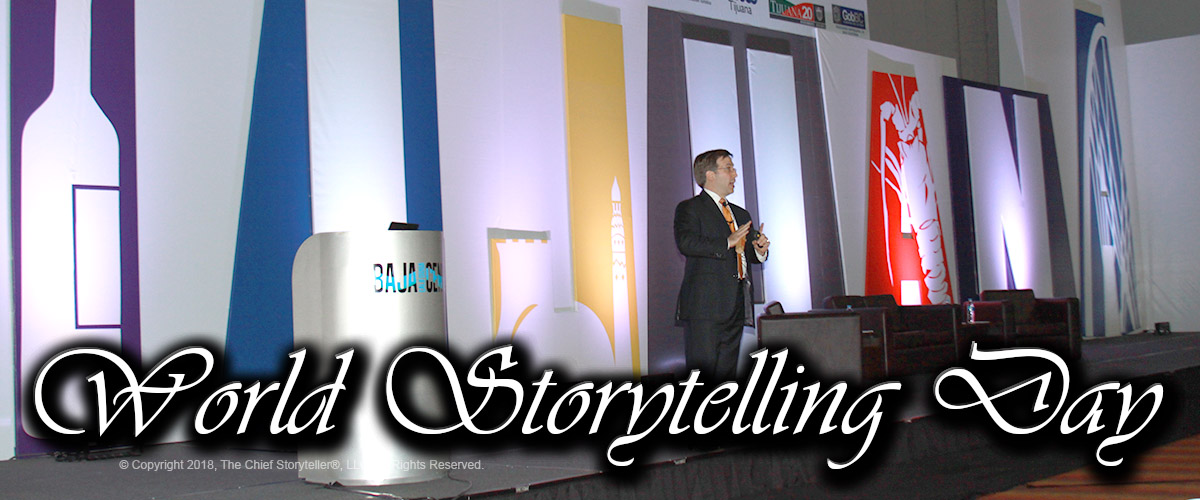 World Storytelling Day 2017 with Ira Koretsky, The Chief Storyteller, telling stories in Tijuana, Mexico on behalf of the Government of Mexico