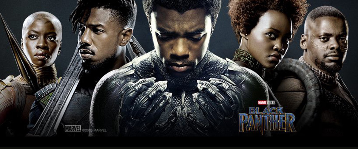 black panther movie poster from marvel