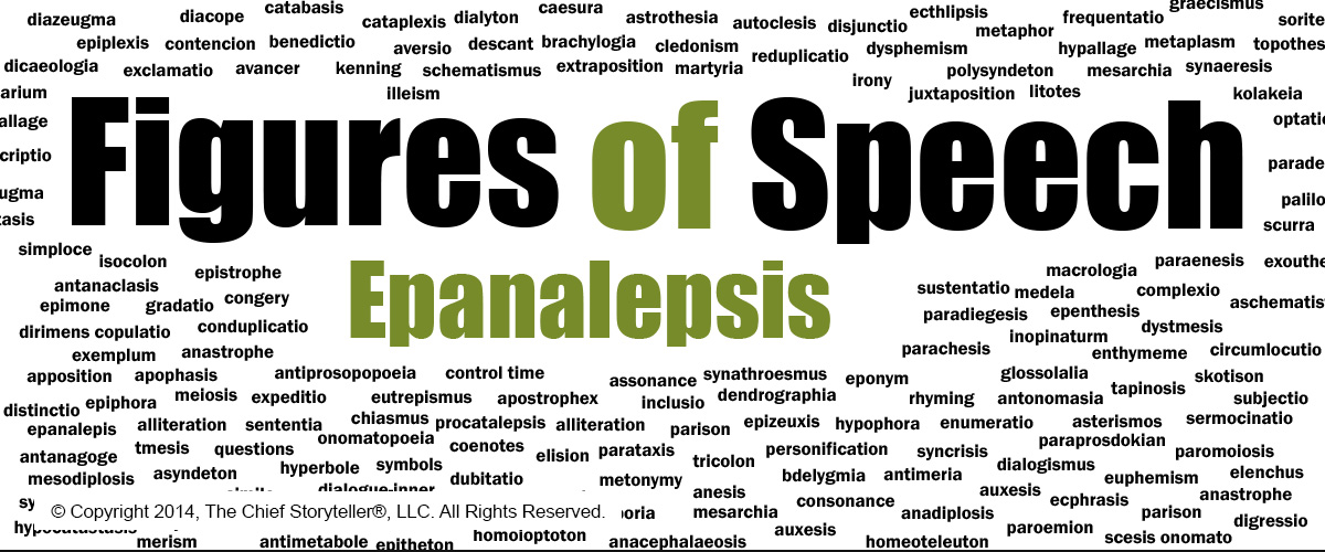 word cloud, hundreds of figure of speech, large text of epanalepsis