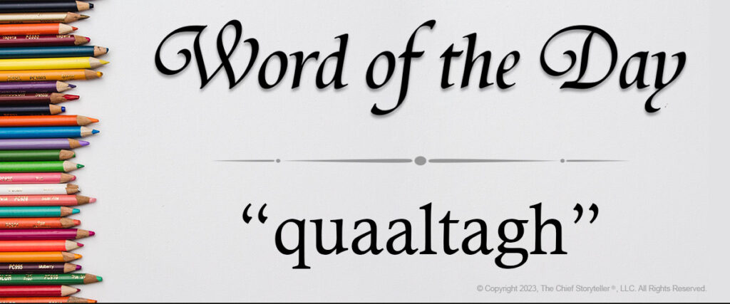 quaaltagh - word of the day, pencils shown horizontally and layered vertically from top to bottom